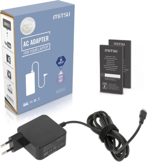 Mitsu 45 W-os USB-C Power Delivery hálózati adapter notebookhoz