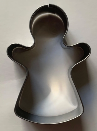 Rozsdamentes acél baba alakú süti-kiszúró