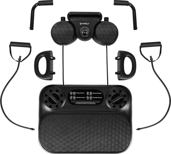 Multifunkciós fekvőtámasz- és hasizomedző deszka expanderekkel HMS DBP01