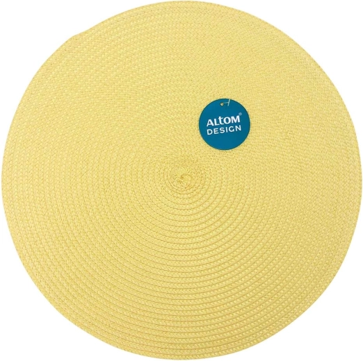 Altom design kerek polipropilén tányéralátét 38 cm LEMON