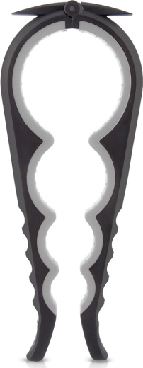 Univerzális 4 az 1-ben üvegnyitó gumírozott fogással