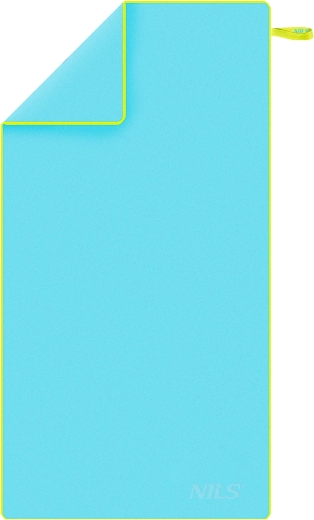 NILS Camp mikroszálas, gyorsan száradó törölköző kék‑zöld