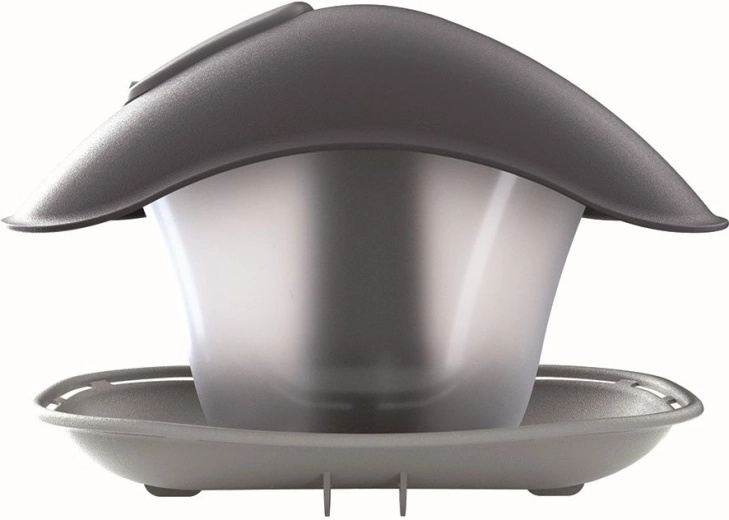 Birdyfeed madáretető kertbe, szürke kő