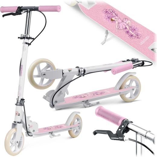 RICOKIDS Kodi balerina összecsukható gyerekroller, 145 mm-es kerekek, kézi és lábfék