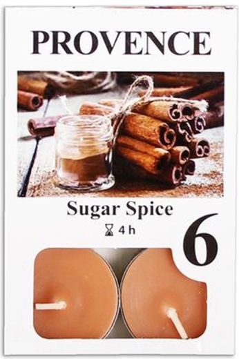 Illatgyertya-teamécsesek Édes fűszerek, 6 db