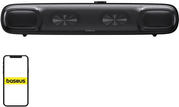 Mini Soundbar Baseus AeQur fekete