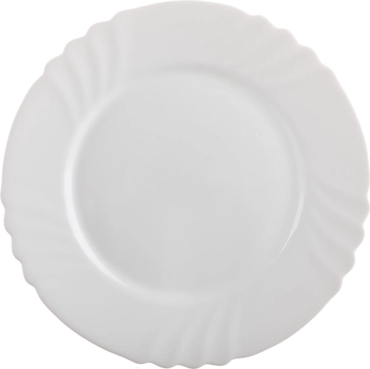 EBRO desszerttányér 20 cm fehér üveg