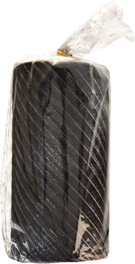 Caro fekete henger gyertya 7 × 14 cm