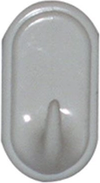 Öntapadós BAROKKO ovális akasztó – színmix (50 db)