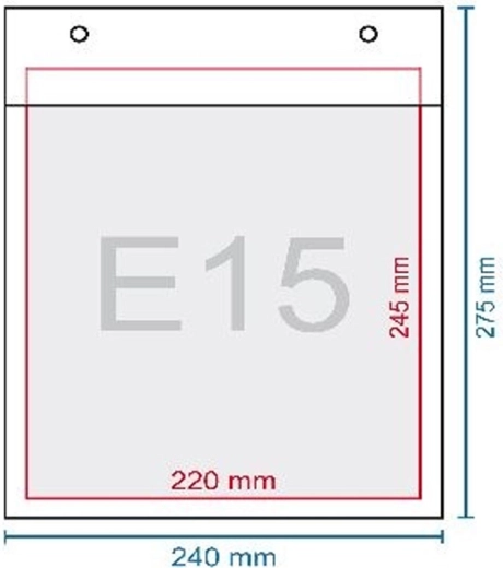 E15 buborékfóliás boríték, öntapadós, 27,5 × 24 cm