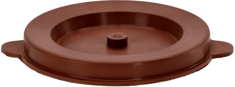 Gumiból készült erjesztősapka széles szájú demizsonokhoz