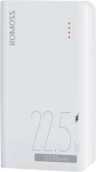 ROMOSS Sense4SF Power Bank 10000 mAh, 22,5 W (fehér)