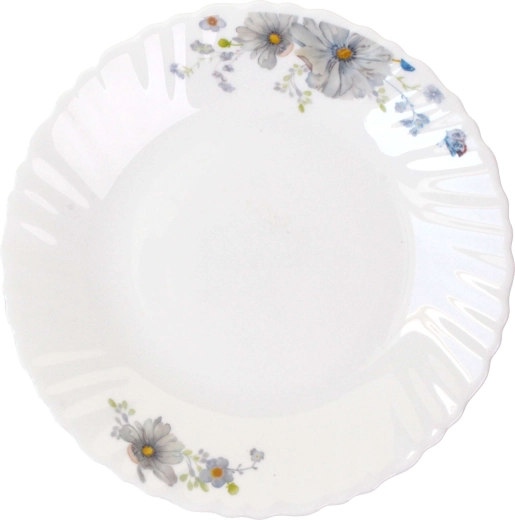 Amelia desszerttányér, 19 cm, opál üvegből