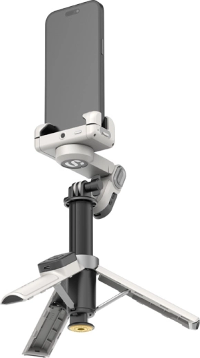 AOCHUAN M3 Pro mini telefonstabilizátor AI szenzorral, fehér