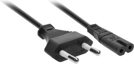 Solight 2 tűs tápkábel (nyolcas) 230 V, 2,5 A, 2 m