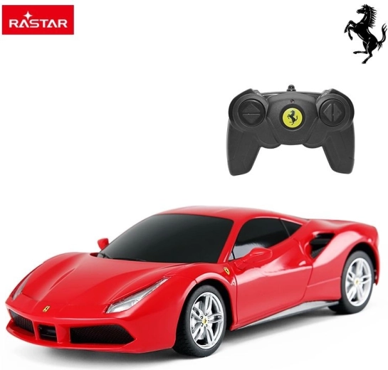 Rastar távirányítós Ferrari 488 GTB 1:24 piros