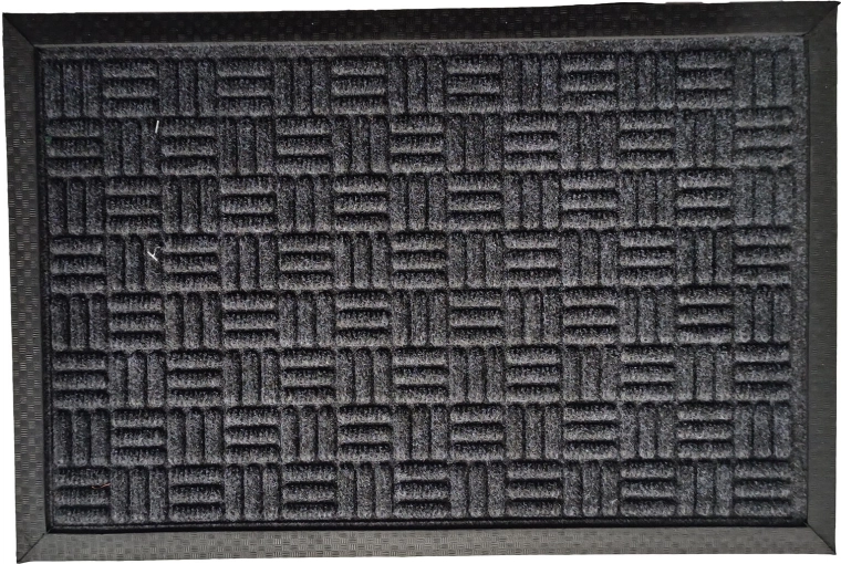 Gumi és polipropilén lábtörlő 40 × 60 cm, melírozott, színmix