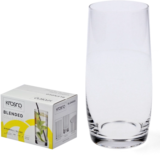 Krosno Blended hosszúitalos poharak 350 ml, 6 darabos szett