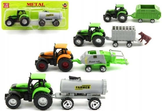 Traktor utánfutóval gyerekeknek