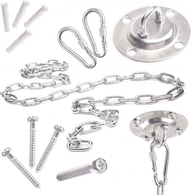 Mennyezeti szerelőkészlet függőszékhez és függőágyhoz, 200 kg