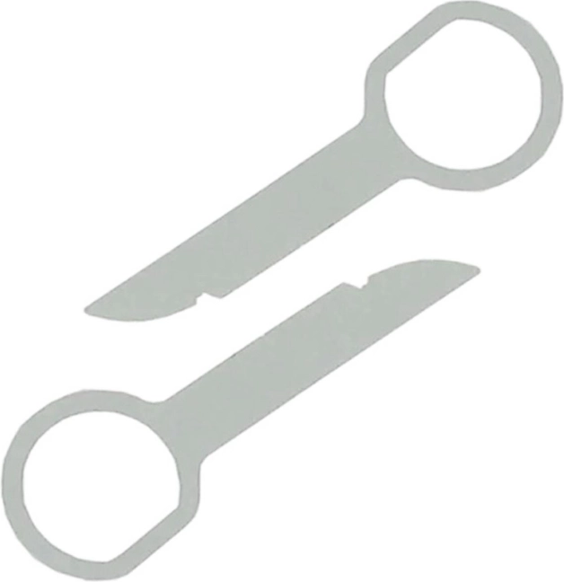 Nagy kulcsok autórádió eltávolításához, 9 cm