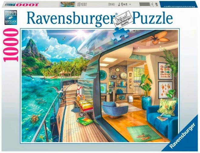 1000 darabos puzzle – trópusi hajóút RAVENSBURGER