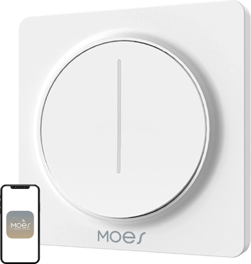Moes ZigBee érintős fényerőszabályzó fehér - 1 db