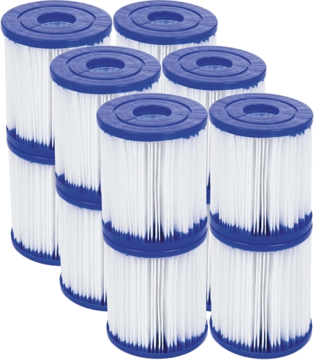 I. típusú szűrőkészlet medence szűrőszivattyúhoz (12 db) BESTWAY