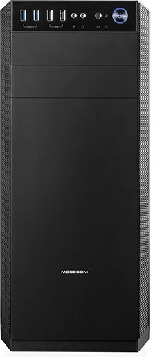 MODECOM OBERON 2F Black csendes számítógépház