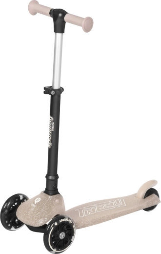 Qplay Sparkling black pro gyermekroller 3+ – Nude pink
