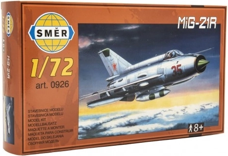 A MiG-21R repülőgép realisztikus modellje 1:72 méretarányban