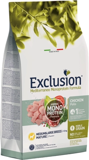 Exclusion Monoprotein Mature csirke közepes és nagytestű fajtáknak, 3 kg