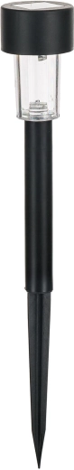 Napelemes kerti lámpa fekete 31 cm, 1 LED