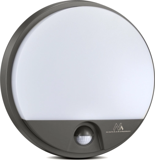 LED lámpa PIR mozgásérzékelővel 4000K, IP54, fali/mennyezeti