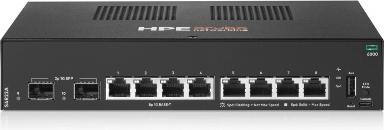 Aruba Networking 6000 8G 2SFP kapcsoló