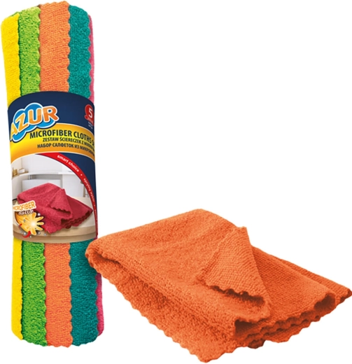 AZUR mikroszálas svédkendő 30 × 30 cm, 5 db