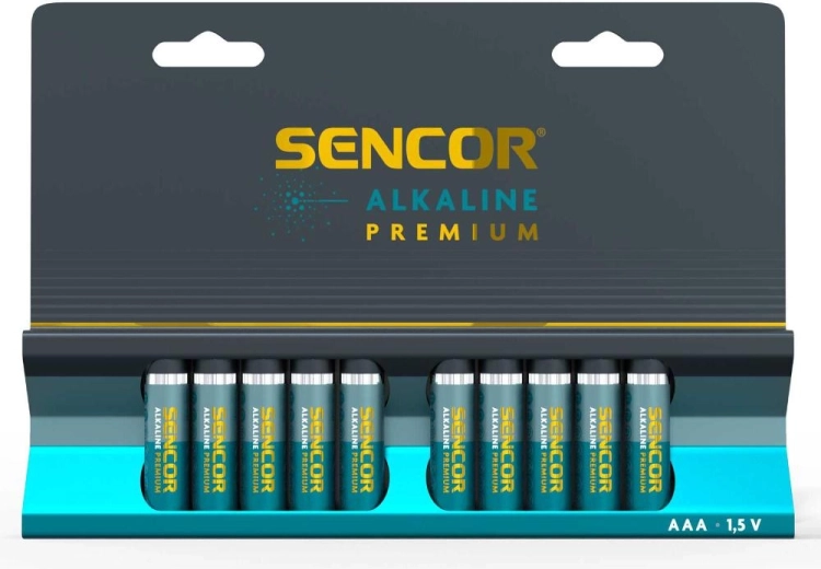 Sencor Premium alkáli AAA elemek – 10 darab