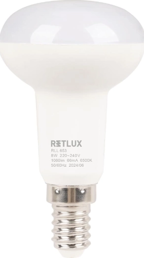 Retlux LED reflektor izzó R50 E14 8 W 6500 K