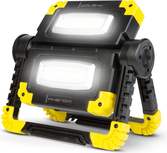 Akkumulátoros multifunkciós LED reflektor Phenom 2 × 1000 lm