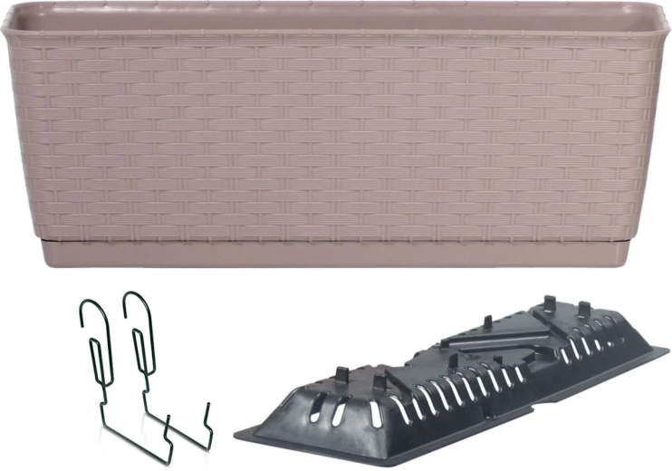 RATOLLA PW 40 cm mocha akasztós balkonláda