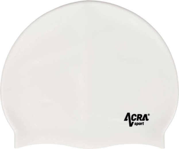 ACRA fehér szilikon úszósapka – 1 db