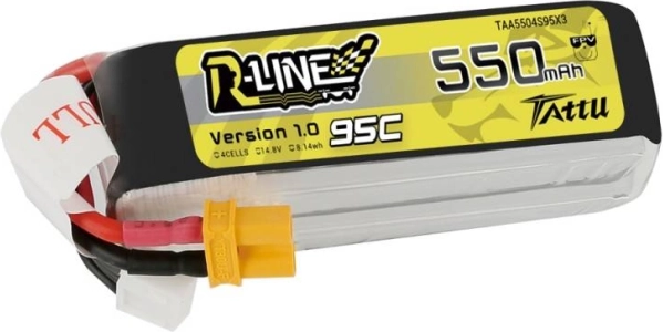 Tattu R-Line 550mAh akkumulátor nagy teljesítményhez