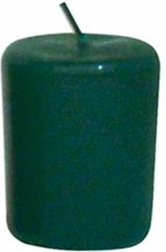 Illatgyertya Erdő – sötétzöld, 4 × 4,9 cm