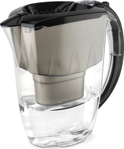 Amethyst 2,8 l-es vízszűrő kancsó B100-25 MAXFOR betéttel, fekete