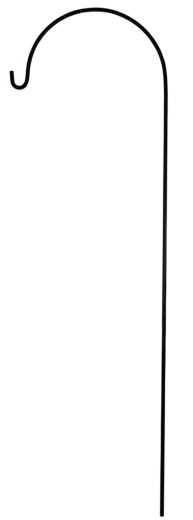 Kerti kampó lampionokhoz és etetőkhöz 38 × 120 cm