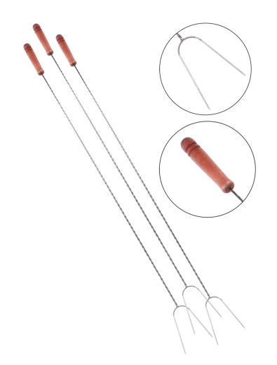 Nyárson sütő villák 130/120 cm