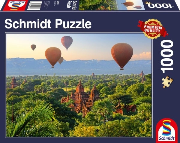 Puzzle hőlégballonok Mandalay felett 1000 darab