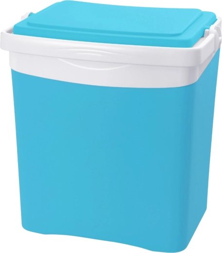 KAMAI TROPIC 24 l túrahűtőtáska, türkiz színben, fehér fogantyúval