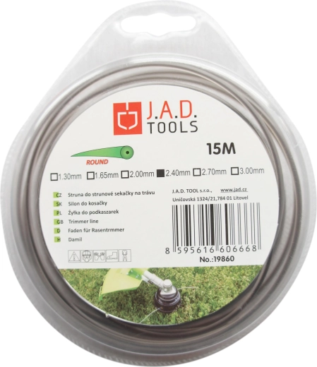 Fűkasza damil, kerek 1,6 mm, 15 m