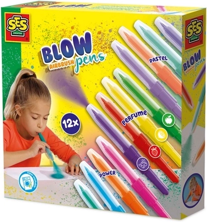 SES Creative fújós filctollak airbrush 12 db